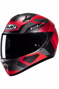 کلاه کاسکت موتورسیکلت قرمز قلع ایمنی C10 MC1SF HJC