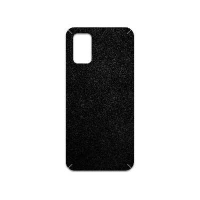 برچسب پوششی ماهوت مدل Black-Chamois-Leather مناسب برای گوشی موبایل سامسونگ Galaxy M02s