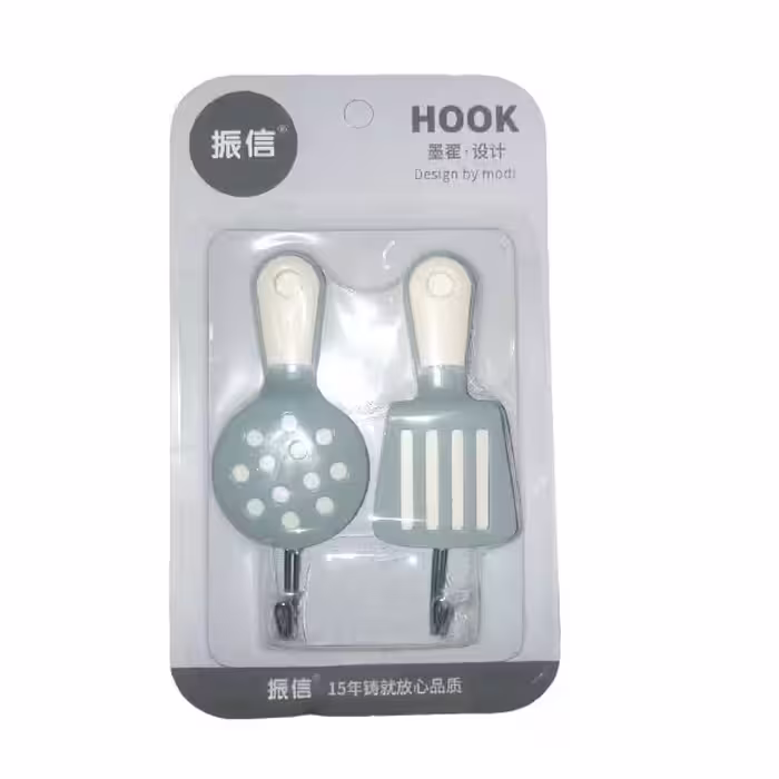 قلاب آویز آشپزخانه HOOK طرح کفگیر کد BH309 مجموعه 2 عددی