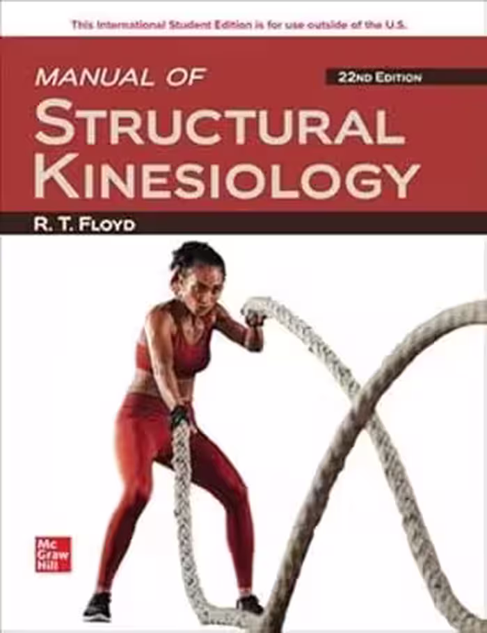 خرید و دانلود نسخه کامل کتاب Manual of Structural Kinesiology ISE (22nd Edition) - Pdf