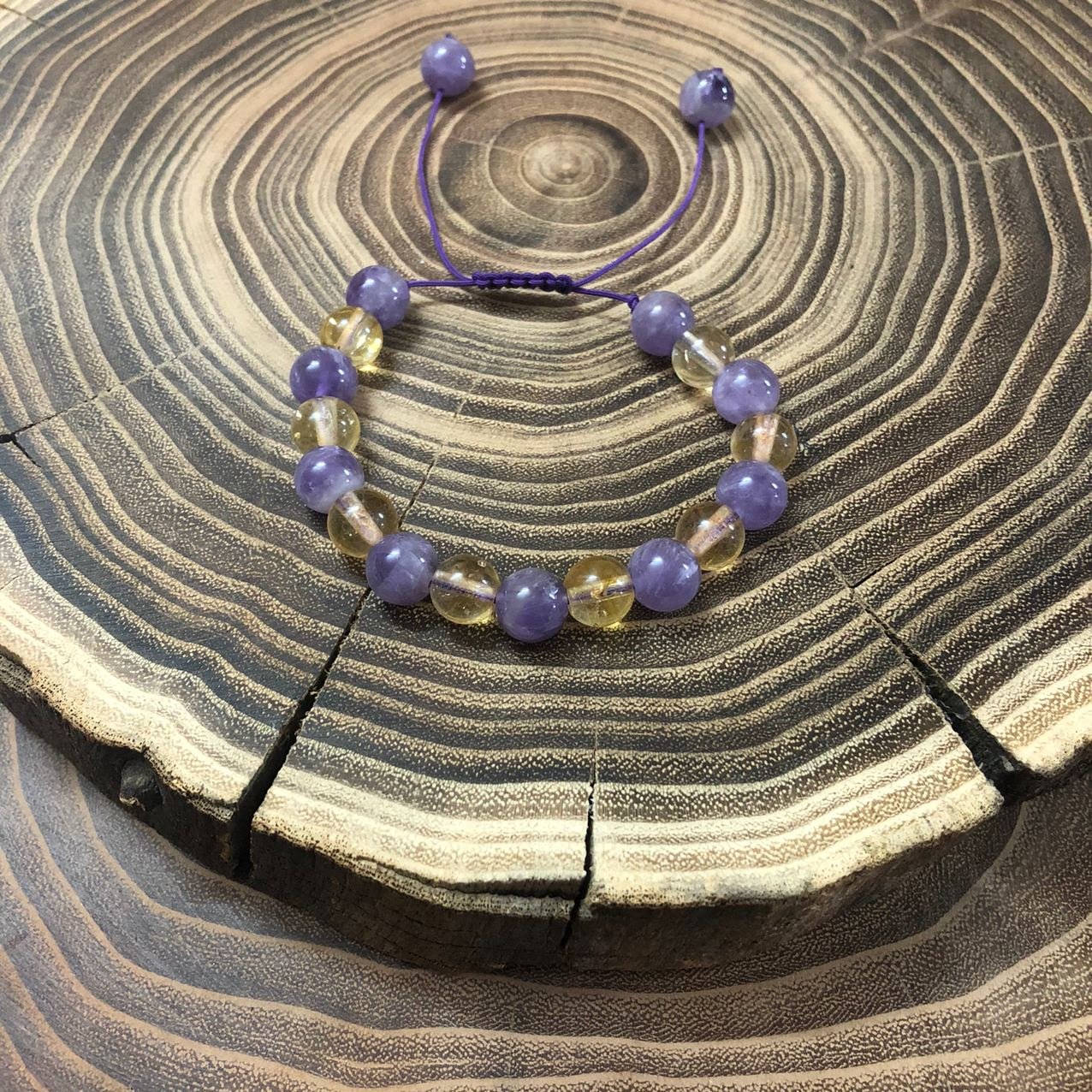 دستبند امیتیست و سیترین