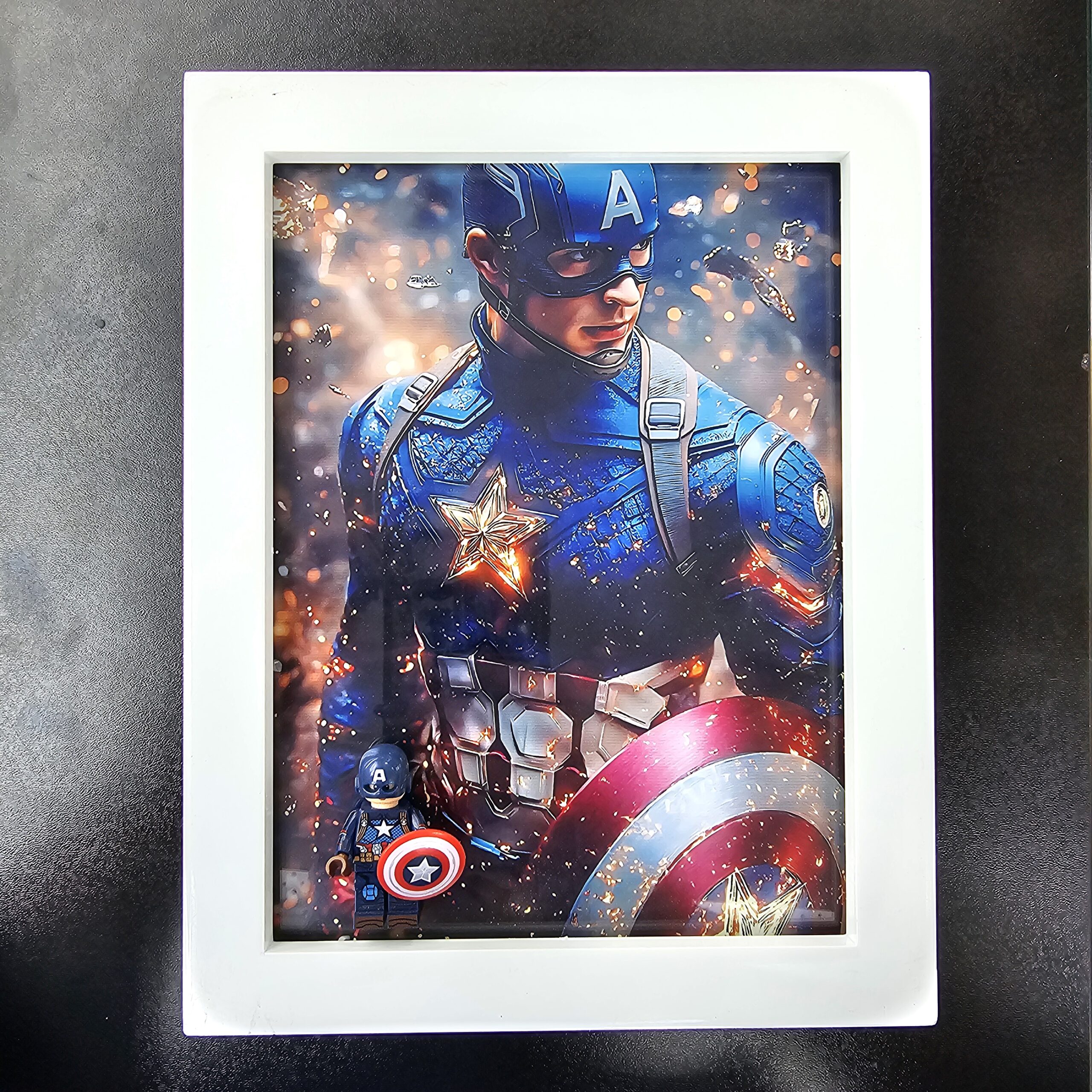 تابلو لگو کاپیتان آمریکا