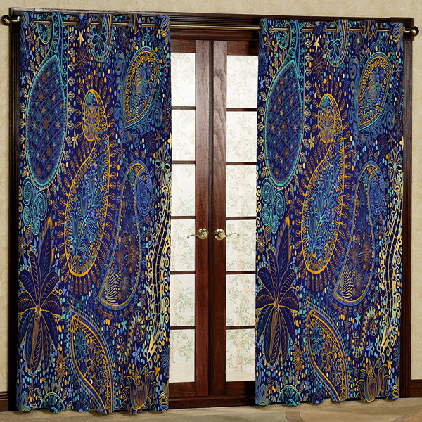 پرده مدل مخمل پانچی کد 6734 سایز 280x140 سانتی متر