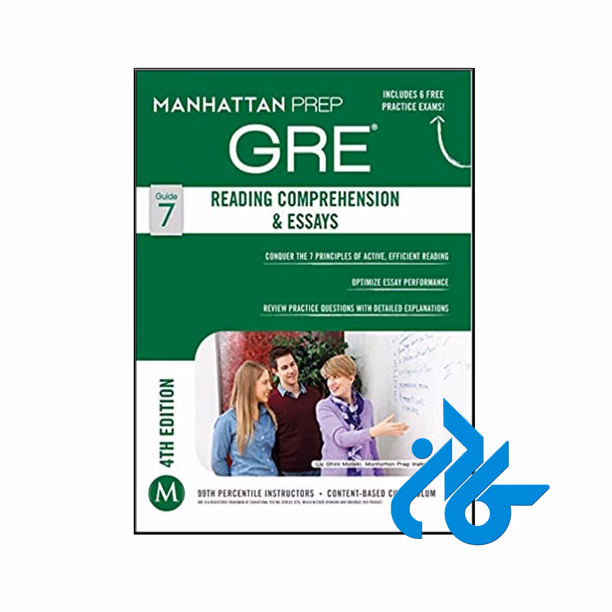 GRE Reading Comprehension &amp; Essays Guide 7 - تا 50% تخفیف کتاب - کـــادن