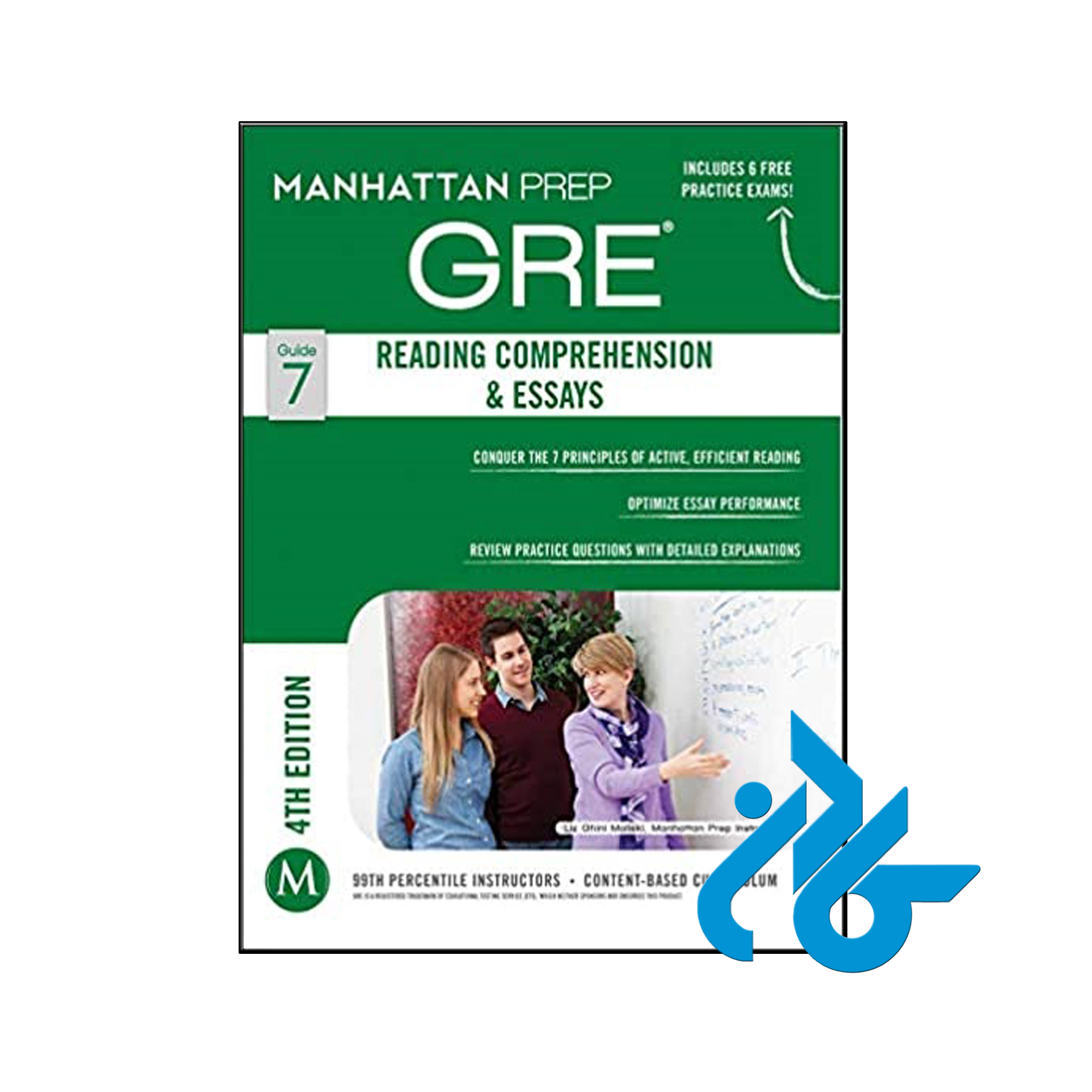 GRE Reading Comprehension & Essays Guide 7 - تا 50% تخفیف کتاب - کـــادن
