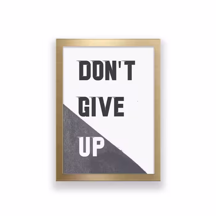 تابلو طرح dont give up | دنیای قاب