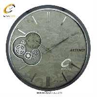 ساعت دیواری اورجینال آرتمیس آلیاژ فلزی نقره ای| کد رفرنس 90028، مدل: 2040SilverA