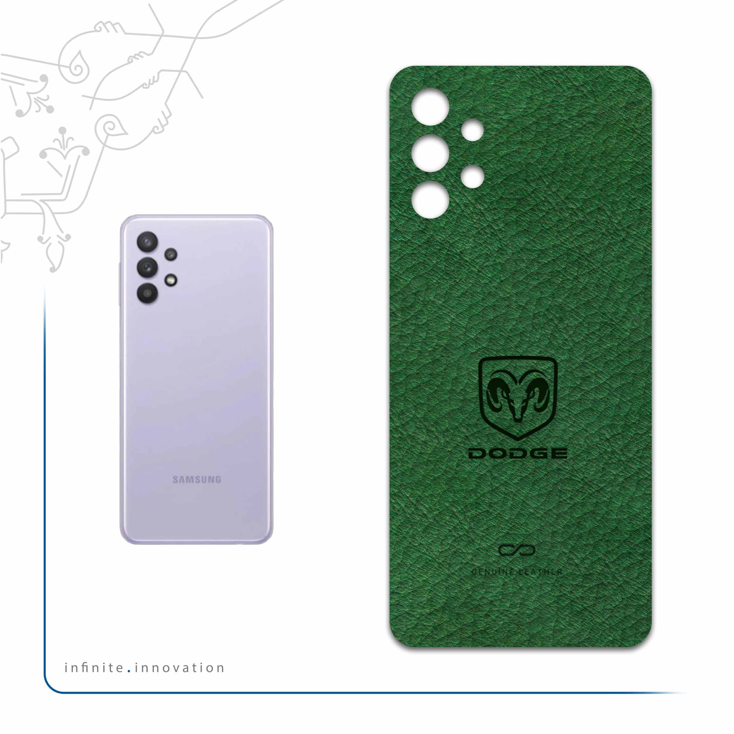 برچسب پوششی ماهوت مدل GL-DDG مناسب برای گوشی موبایل سامسونگ Galaxy A32 5G