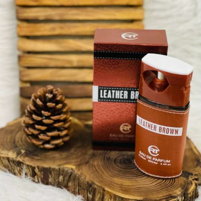 ادکلن ادو پرفیوم RT مدل leather Brown حجم 100 میلی لیتر