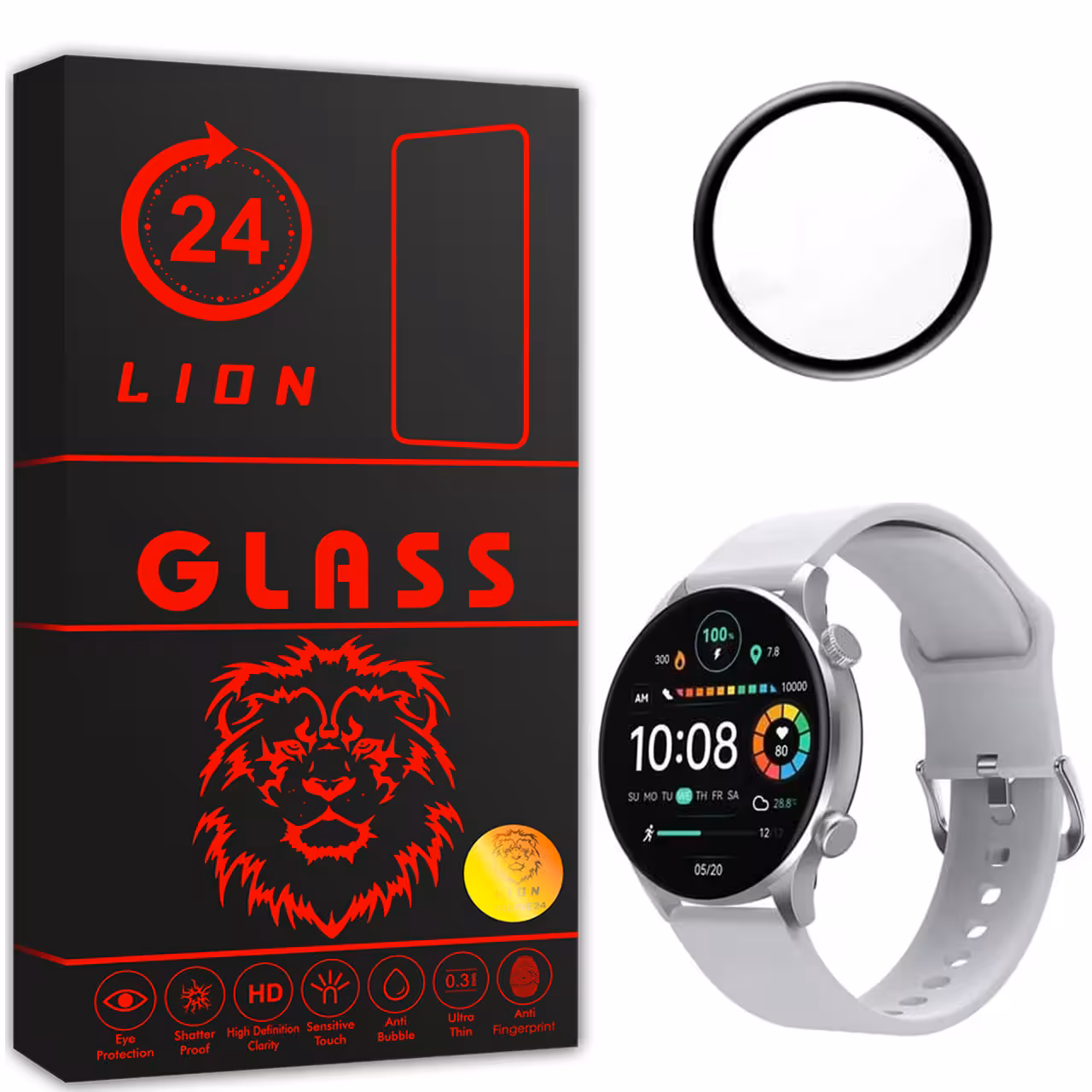 محافظ صفحه نمایش لاین مدل RT007 مناسب برای ساعت هوشمند هایلو Solar Plus RT3