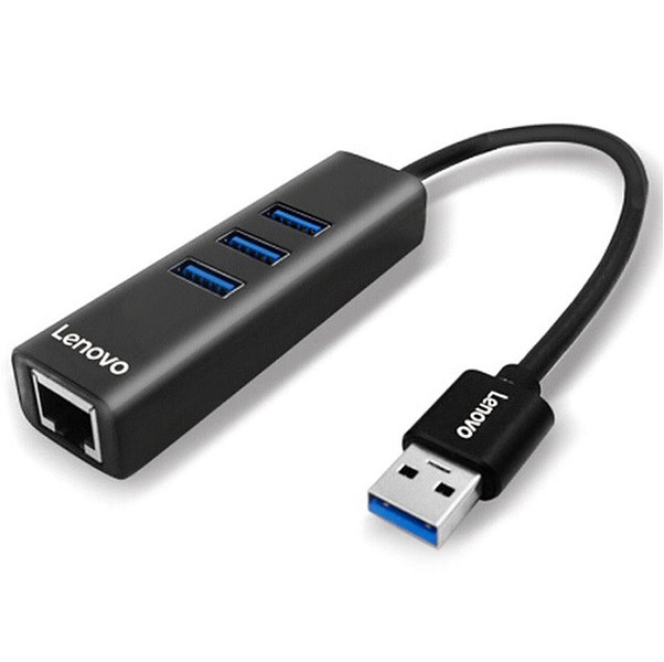 هاب 4 پورت لنوو Lenovo A615 4 Ports USB3.0 Hub Splitter