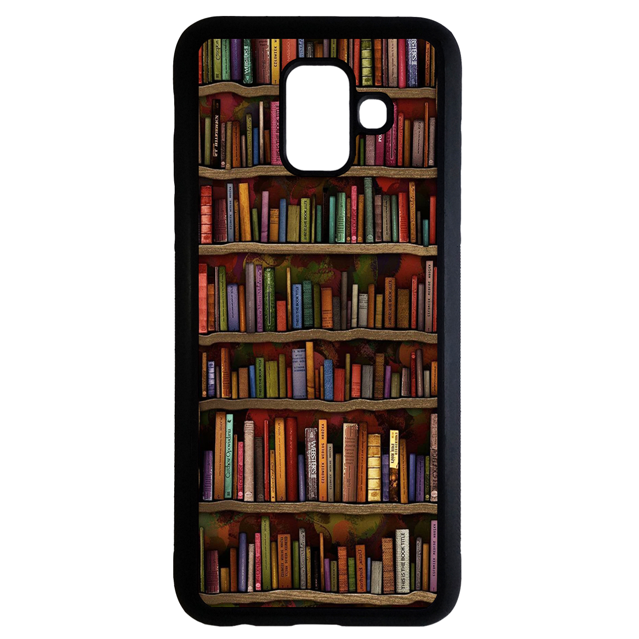 کاور طرح کتابخانه کد 1146 مناسب برای گوشی موبایل سامسونگ galaxy a6
