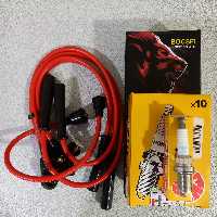 پک وایر تقویتی پراید کاربراتور و شمع تک پلاتین njk اصلی