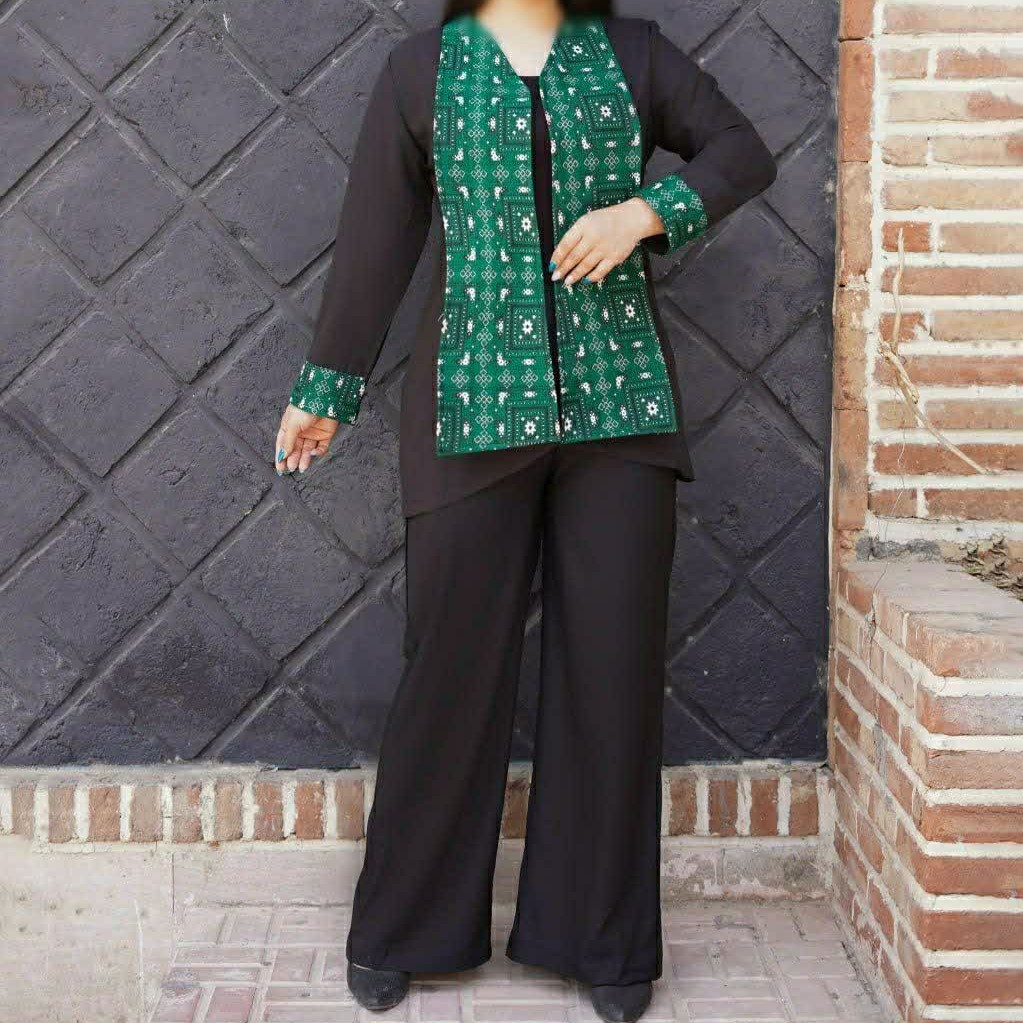 مانتو شلوار زنانه جاجیم