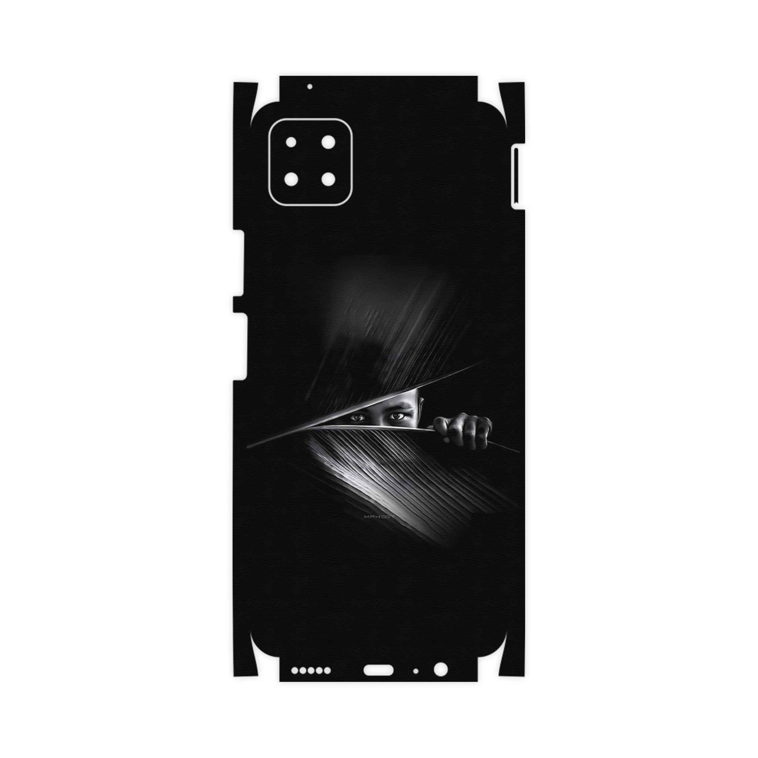 برچسب پوششی ماهوت مدل Black Portrait-FullSkin مناسب برای گوشی موبایل هوآوی Nova Y60