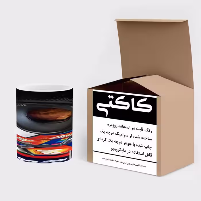 ماگ حرارتی کاکتی طرح دوربین عکاسی مدل mgh16997
