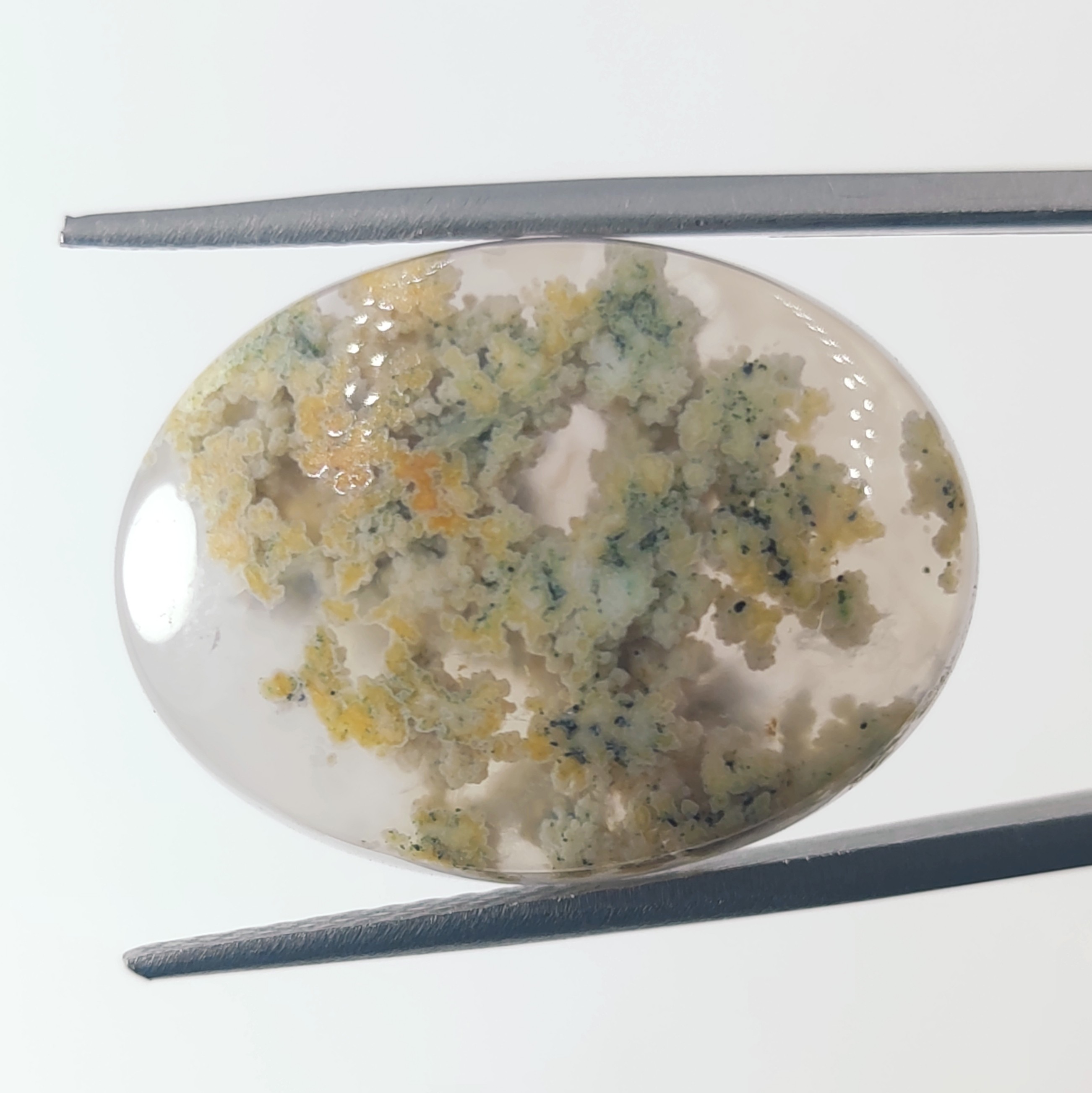 نگین سنگ عقیق شجر معدنی منظره درخت غرق در شکوفه  