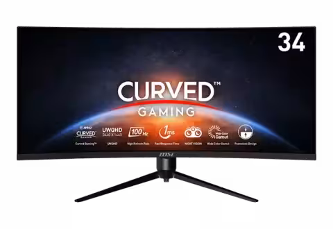 قیمت مانیتور گیمینگ منحنی 34 اینچ MSI مدل MAG342CQPV