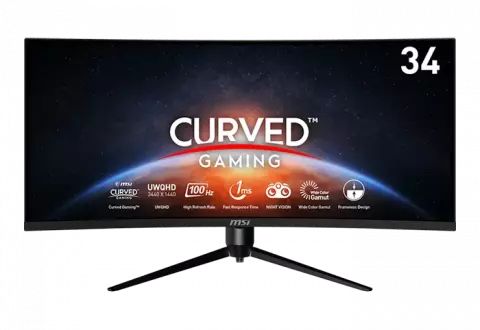 قیمت مانیتور گیمینگ منحنی 34 اینچ MSI مدل MAG342CQPV