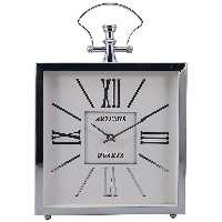 ساعت رومیزی آرتمیس مدل 2030 سیلور(نقره ای) صفحه وایت(سفید)