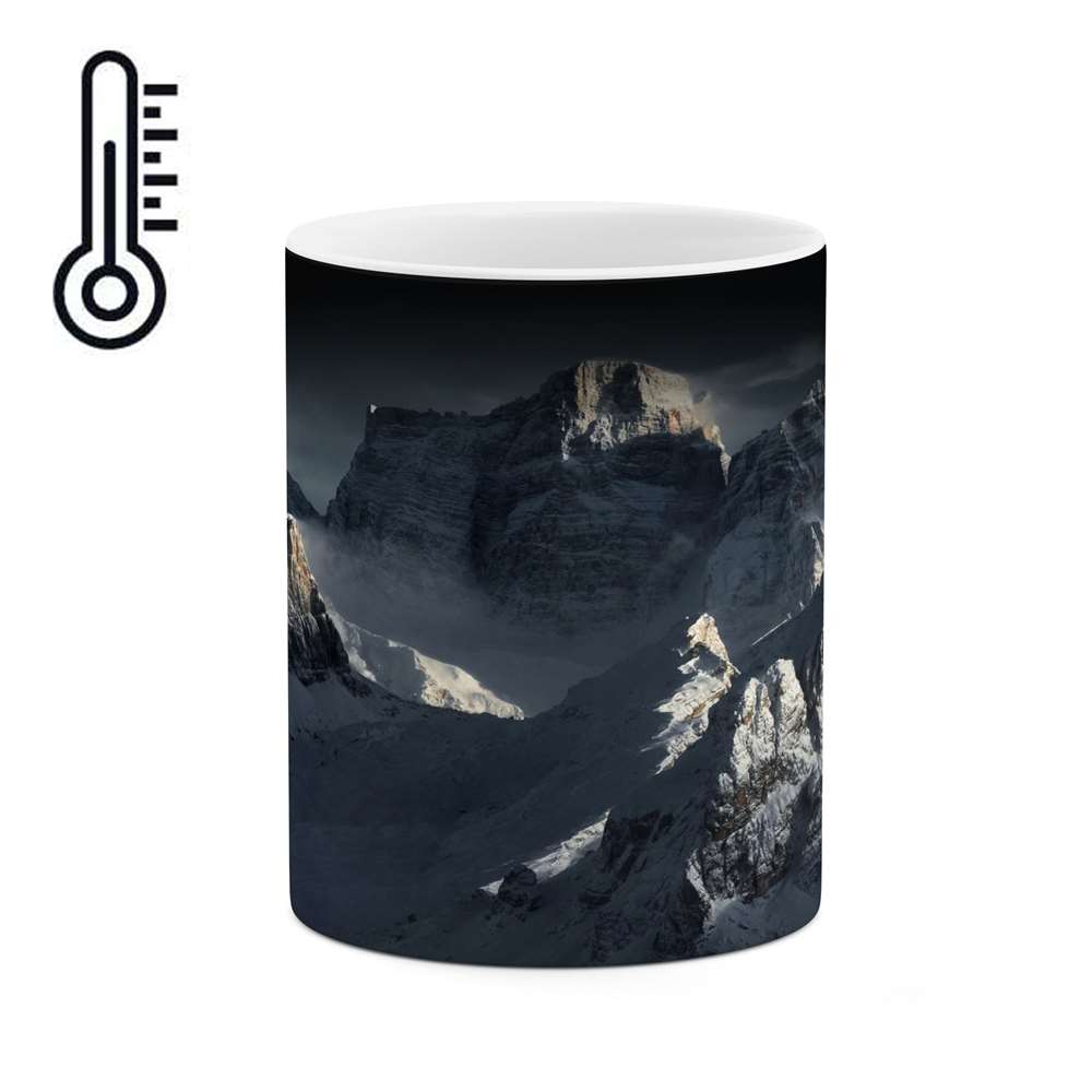 ماگ حرارتی کاکتی طرح کوهستان مدل mgh14339