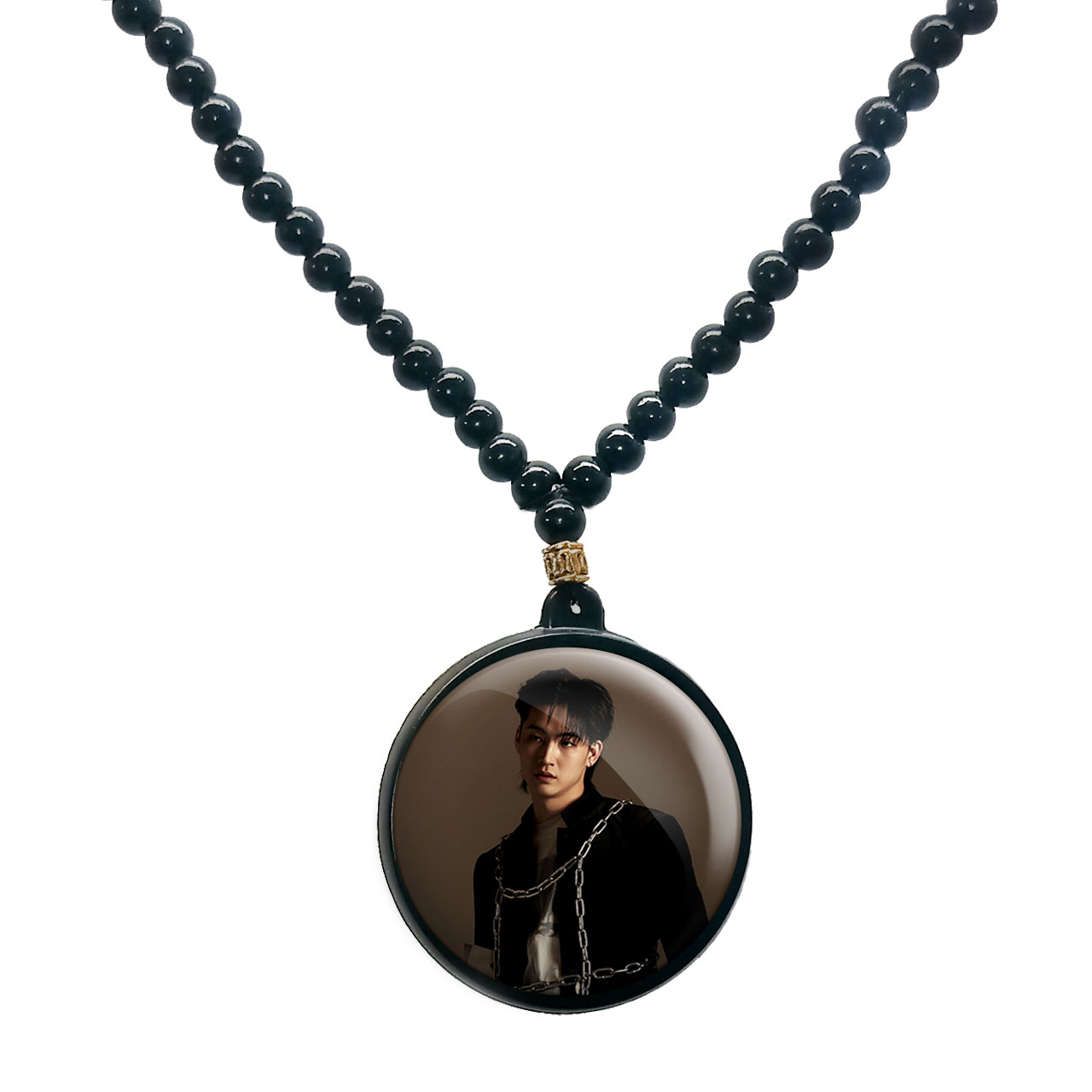 گردنبند پرمانه طرح GOT7 کد pmd.19210 مدل دو طرفه