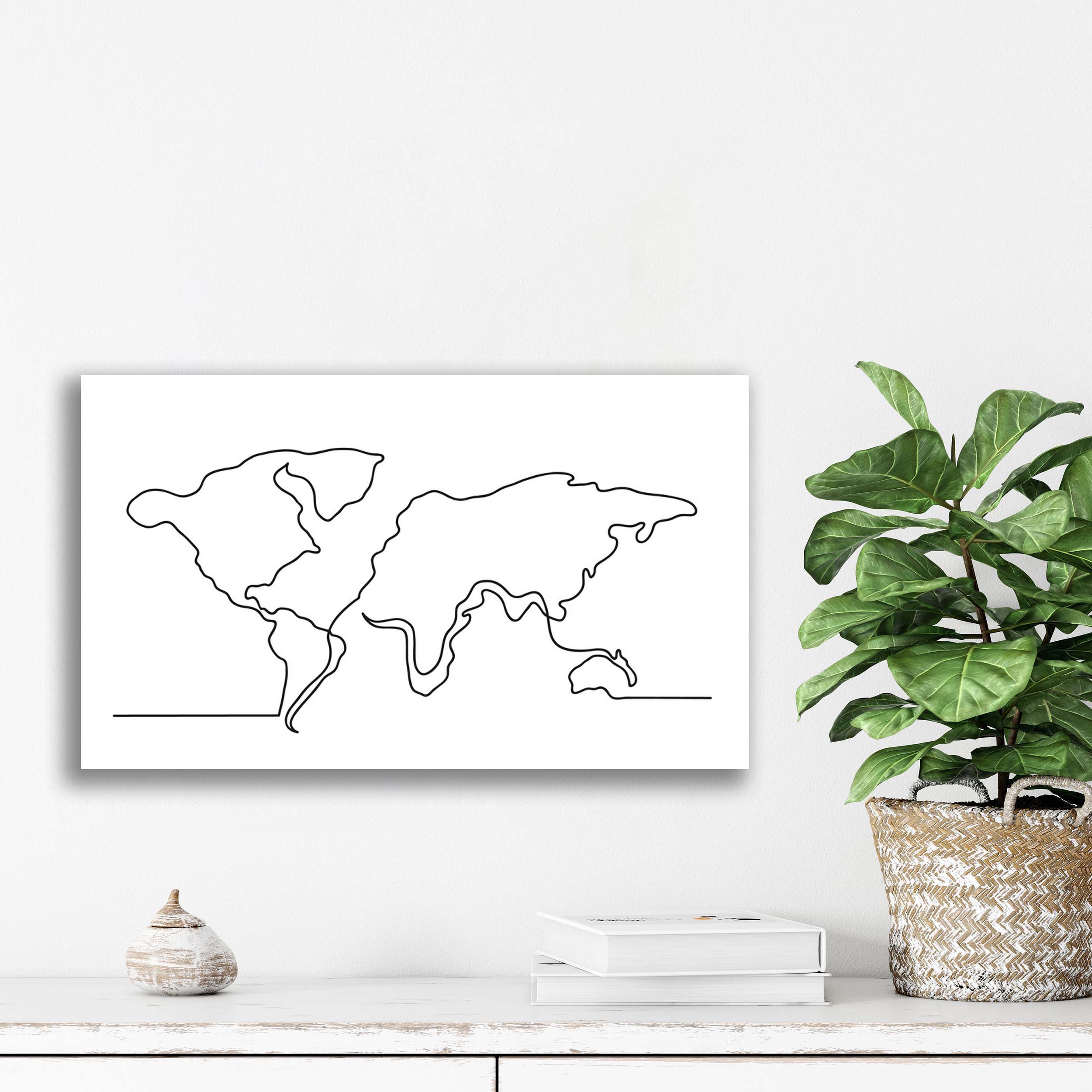 تابلو شاسی آتریسا مدل لاین ارت مینیمالAbstract Line