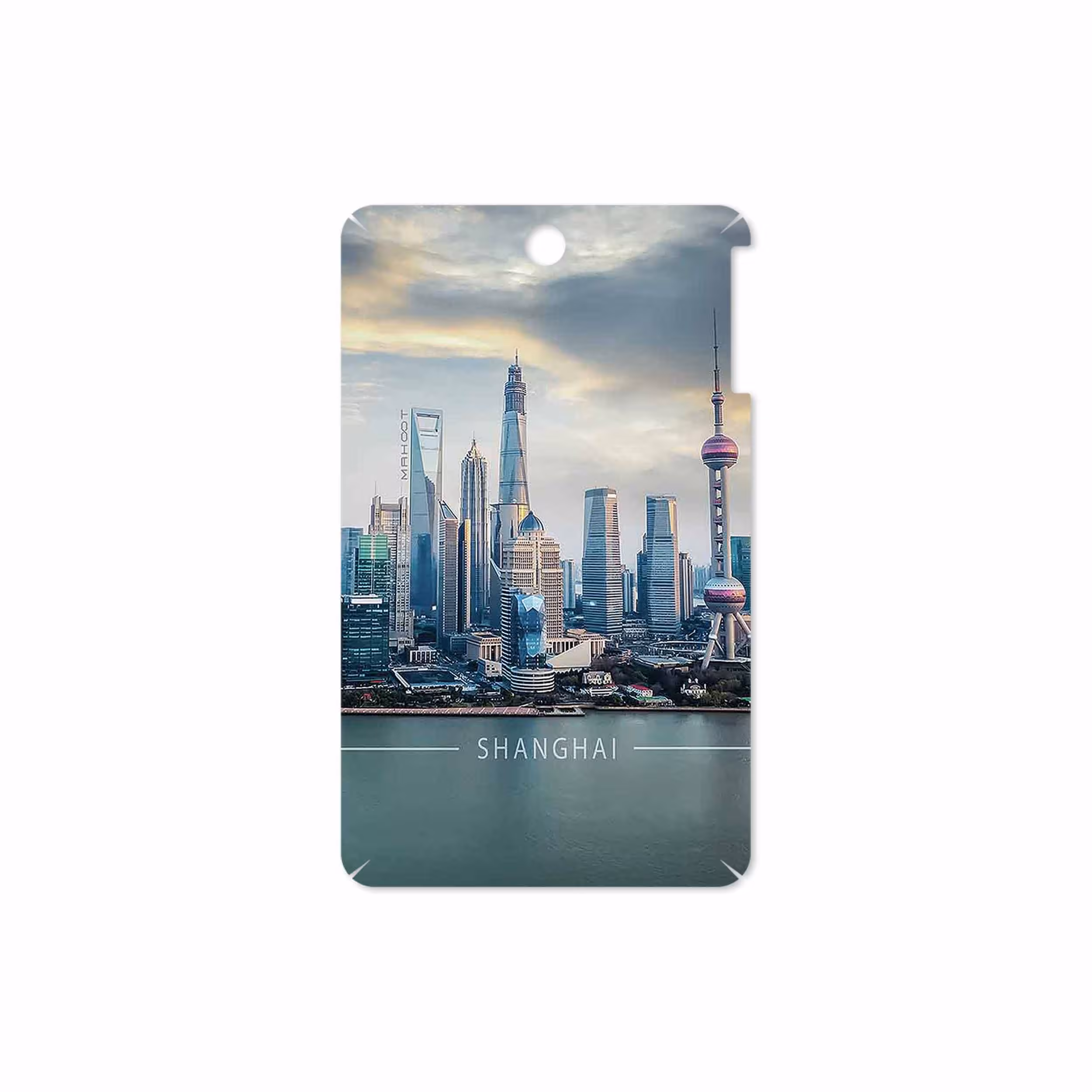 برچسب پوششی ماهوت مدل Shanghai City مناسب برای تبلت لنوو A7-50 A3500 2014