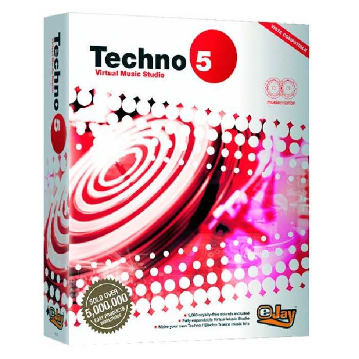 نرم افزار ویندوز eJay Virtual Music Studio Techno 5.0