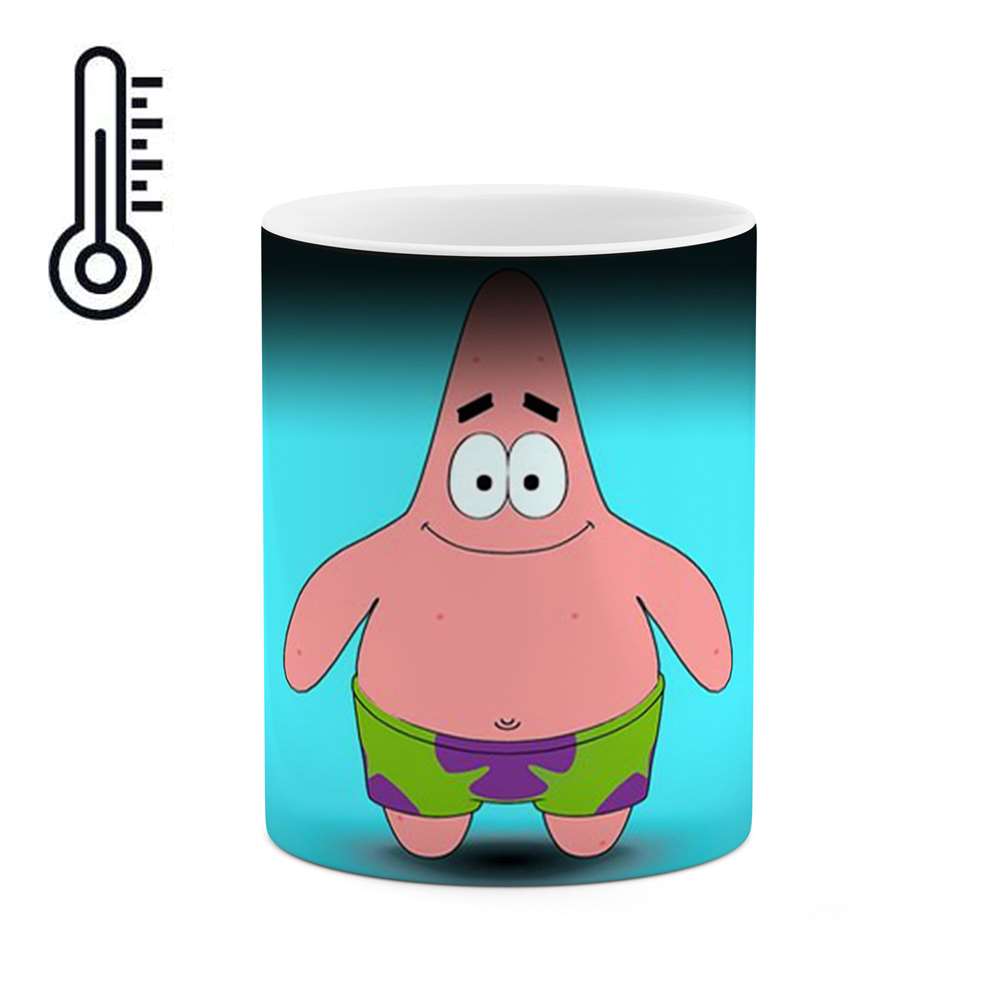 ماگ حرارتی طرح باب اسفنجی و پاتریک مدل mgph14293