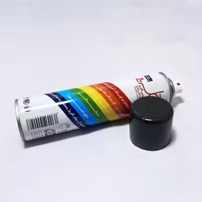 اسپری رنگ مشکی مات گلریز کد G 300 حجم 300 میلی لیتر