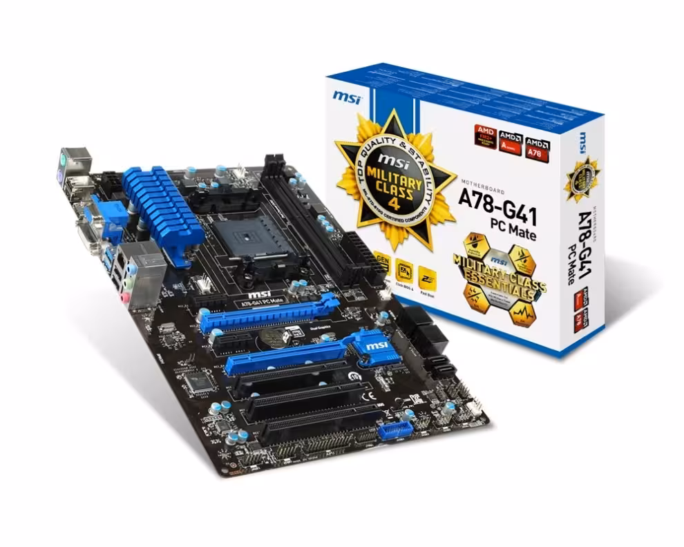 مادربرد ام اس آی A78-G41 PC Mate