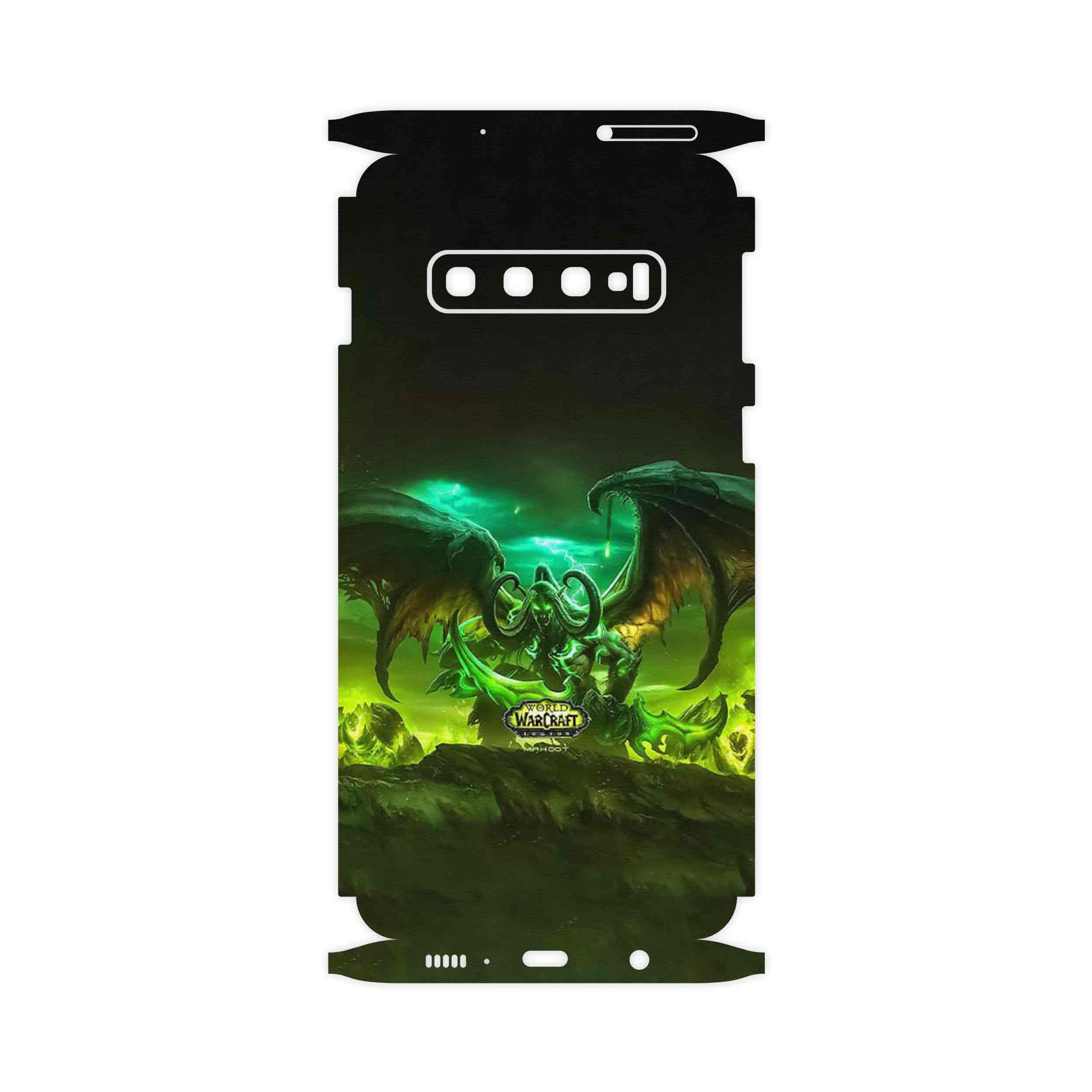 برچسب پوششی ماهوت مدل Warcraft Game Series-FullSkin مناسب برای گوشی موبایل سامسونگ Galaxy S10