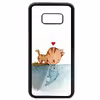 کاور طرح ماهی و گربه کد 8051 مناسب برای گوشی موبایل سامسونگ galaxy s8