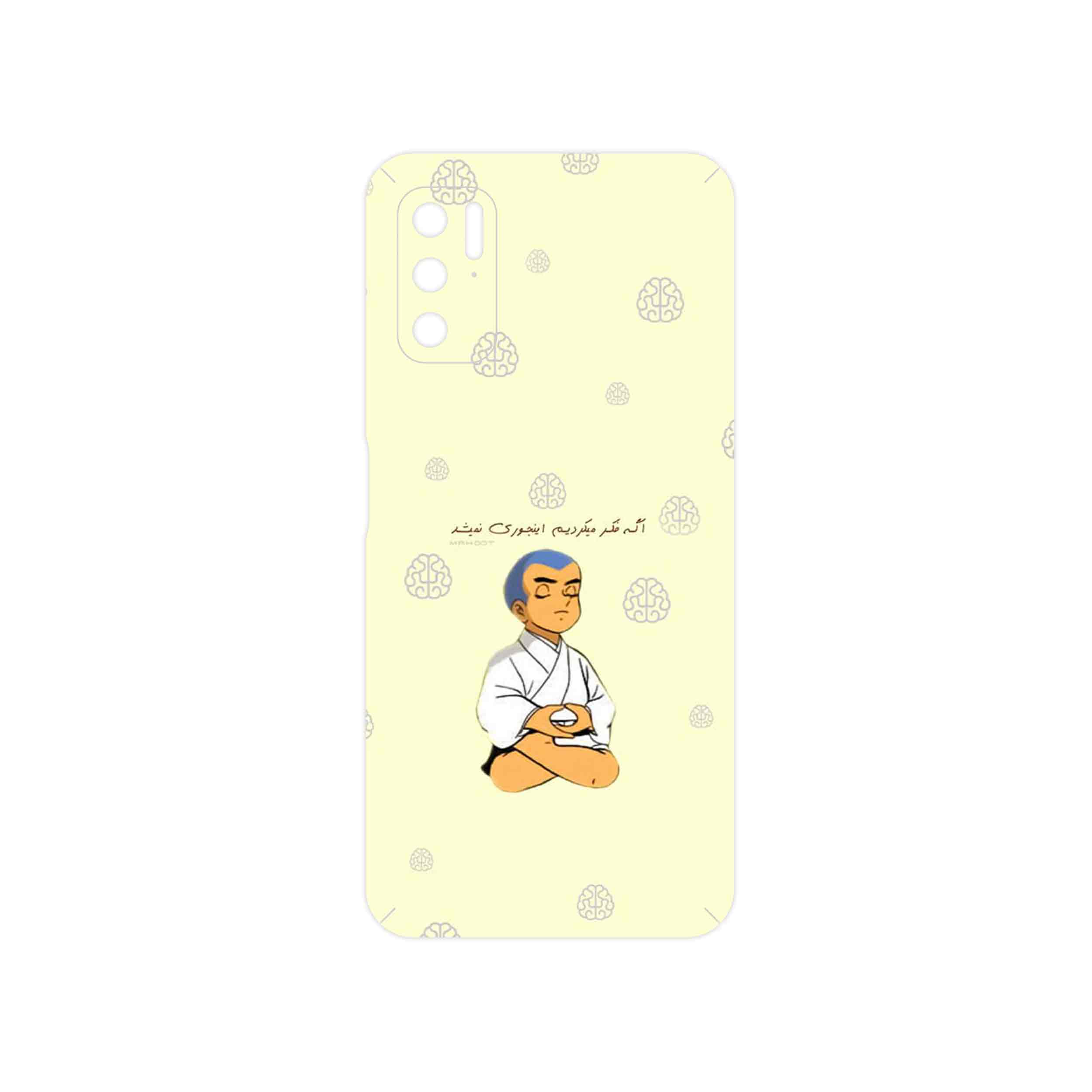 برچسب پوششی ماهوت مدل Ikkyu-san مناسب برای گوشی موبایل شیائومی Redmi Note 11SE
