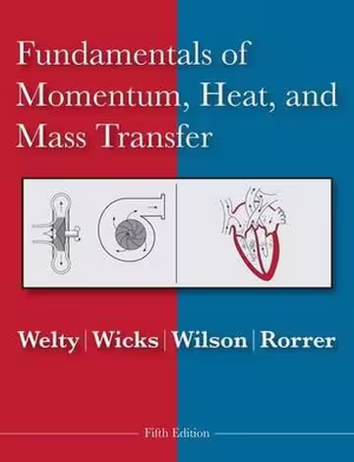 󾕇 Fundamentals of Momentum, Heat, and Mass Transfer, 2014 - دانلود کتاب های دانشگاهی