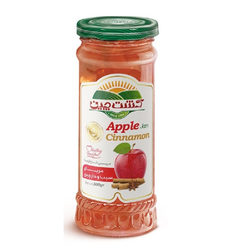  	مربا سیب و دارچین کشت چین - 300 گرم 