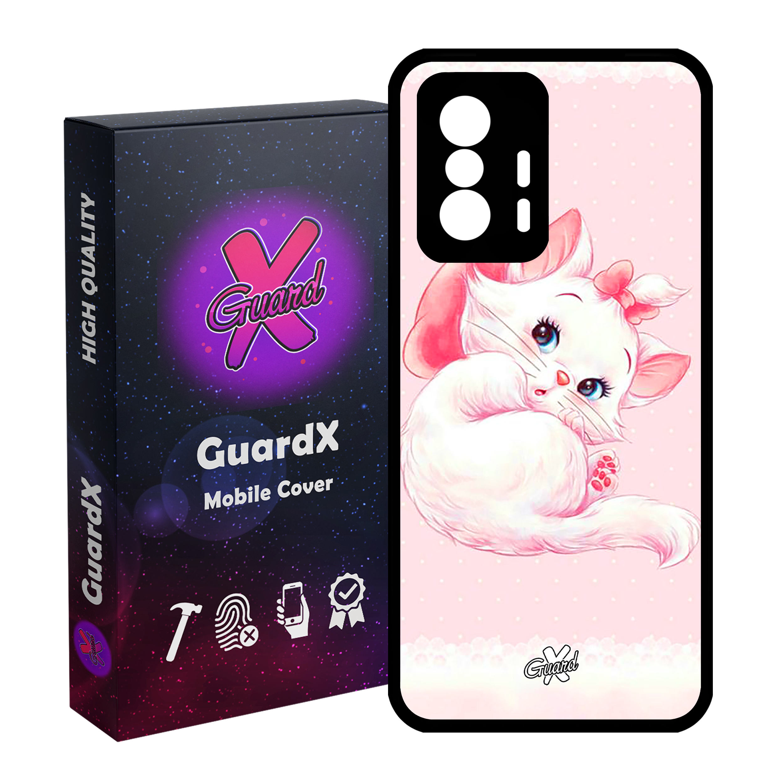 کاور گارد ایکس طرح Cat مدل Glass10219 مناسب برای گوشی موبایل شیائومی 11T Pro / 11T