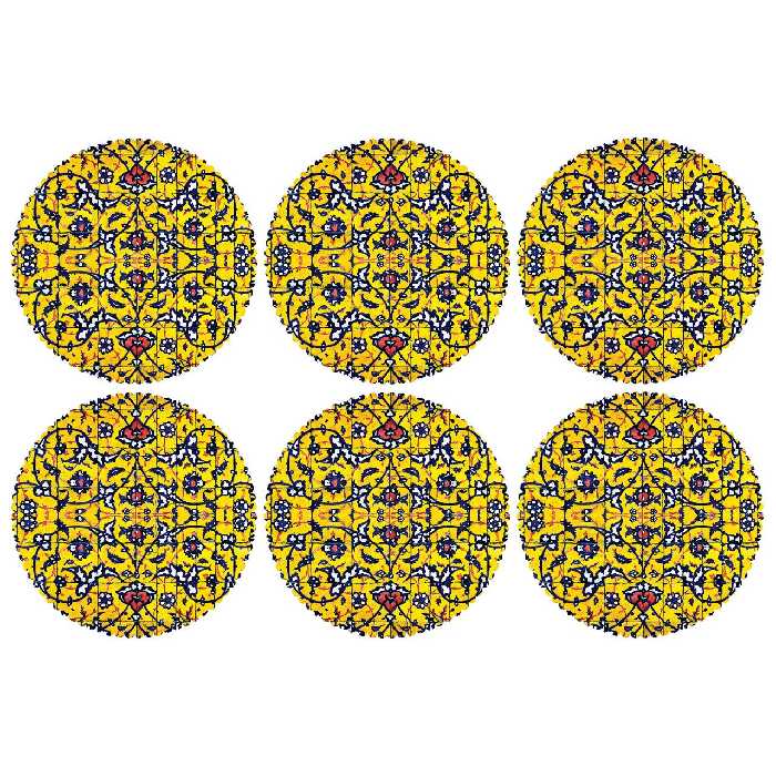 زیر بشقابی کد U2-42133 ست 6 عددی