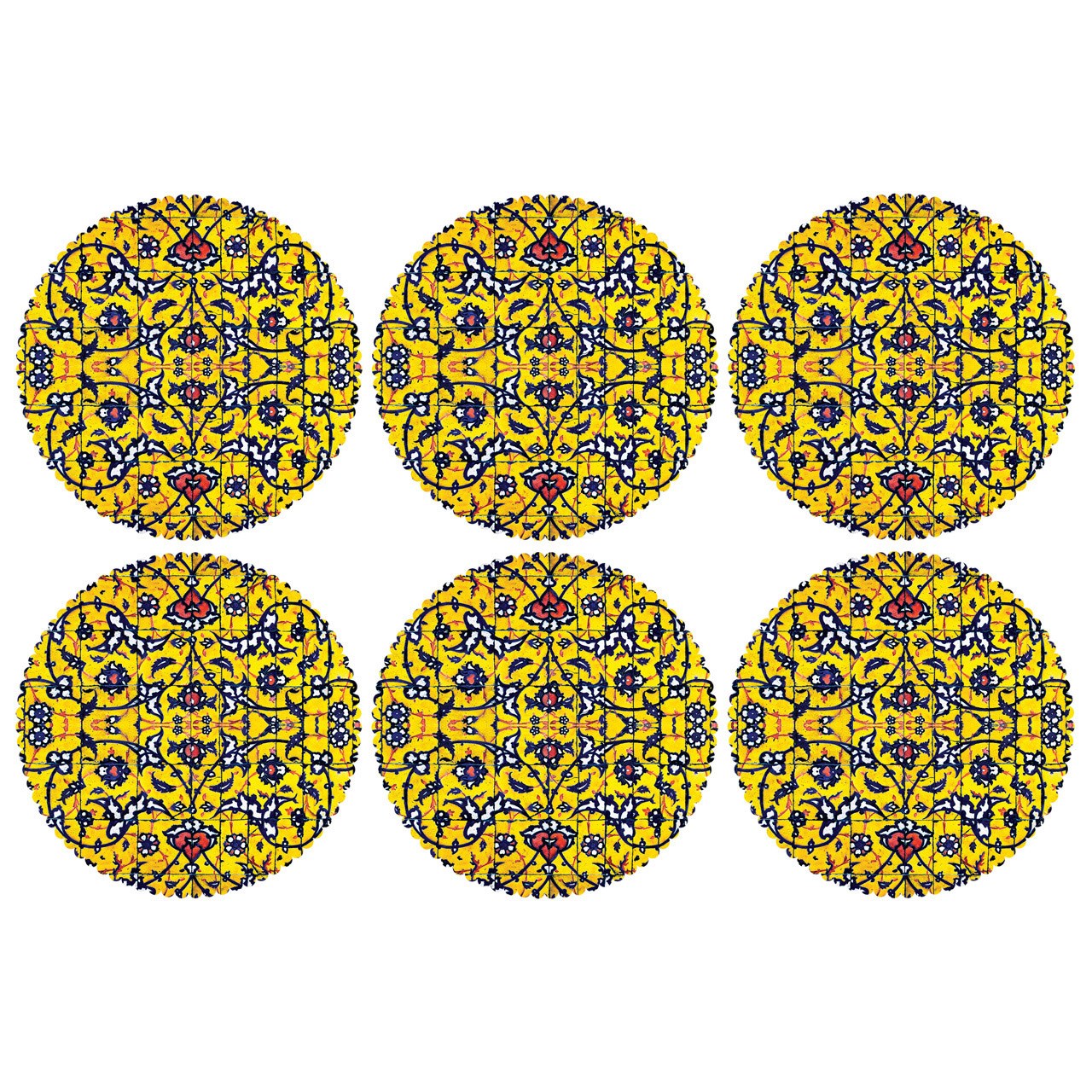 زیر بشقابی کد U2-42133 ست 6 عددی