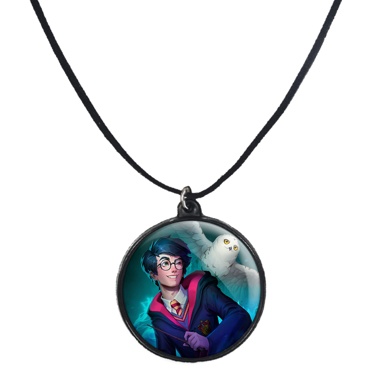 گردنبند پرمانه طرح هری پاتر کد pmb.23976 مدل دو طرفه