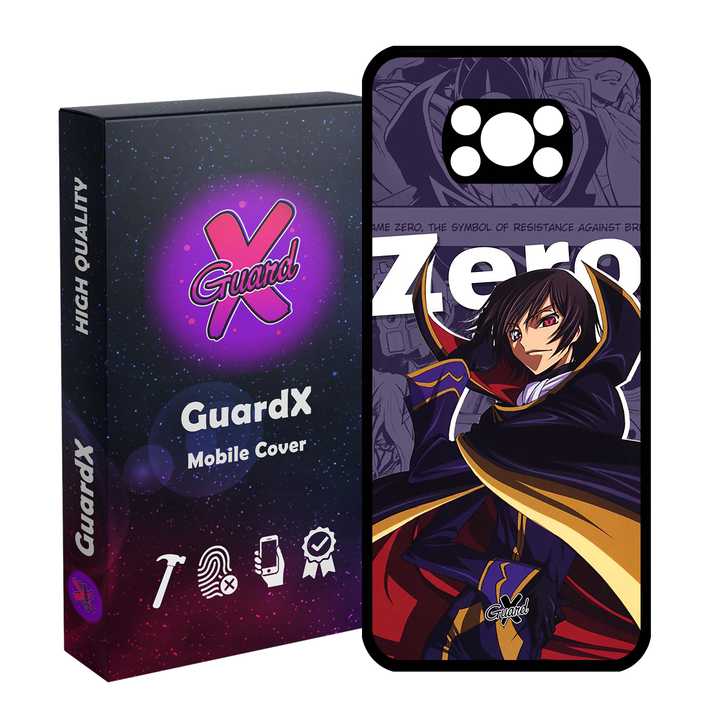 کاور گارد ایکس طرح لولوش انیمه مدل Glass10542 مناسب برای گوشی موبایل شیائومی Poco X3 NFC/Poco X3/Poco X3 Pro