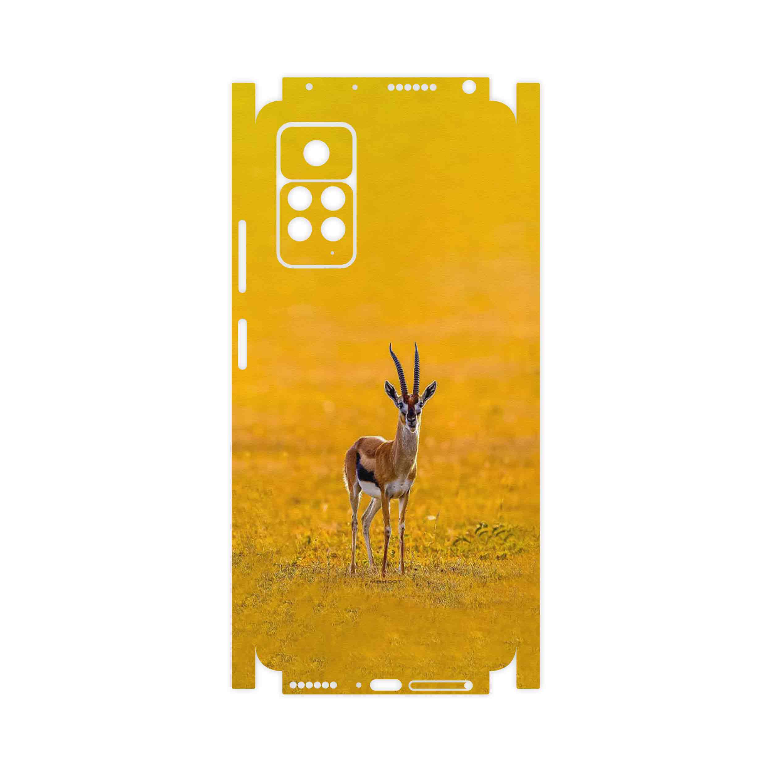 برچسب پوششی ماهوت مدل Gazelle-FullSkin مناسب برای گوشی موبایل شیائومی Redmi Note 11 Pro 5G