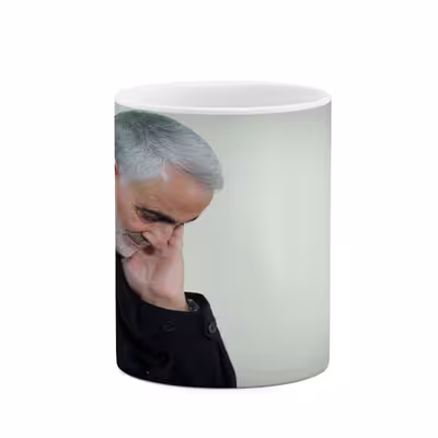 ماگ طرح سردار شهید حاج قاسم سلیمانی  مدل mgp11769