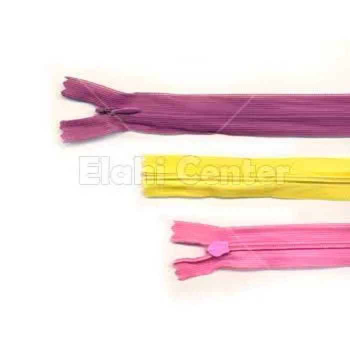 زیپ 20 نامرئی رنگی تور بسته ای