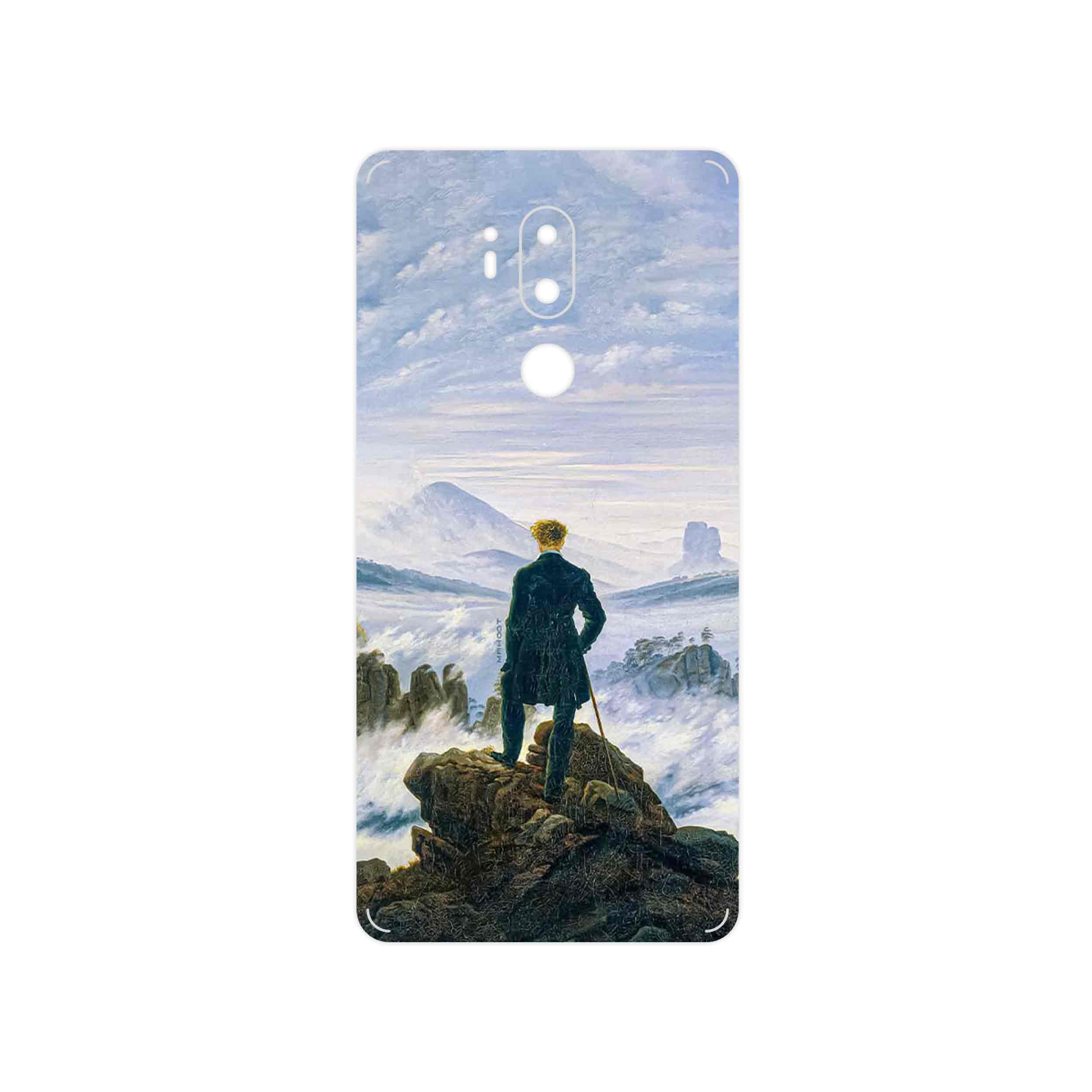 برچسب پوششی ماهوت مدل Wanderer above the Sea of Fog مناسب برای گوشی موبایل ال جی G7 PLUS THINQ