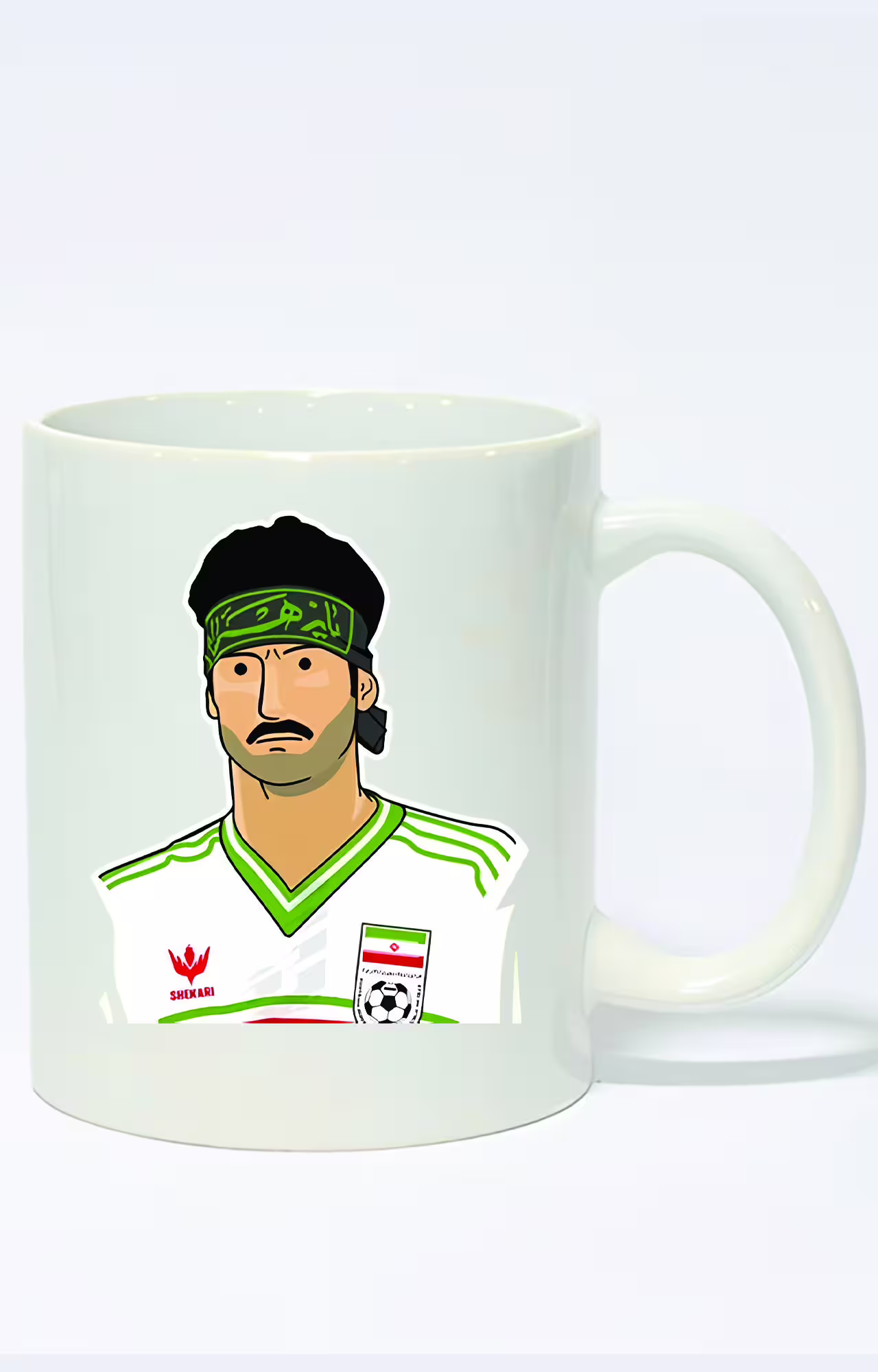 ماگ ساده طرح علی دایی کد 3474