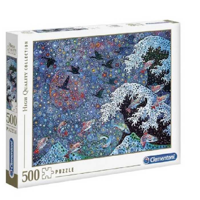 پازل خارجی کلمنتونی 500 قطعه رقص با ستاره ها