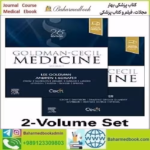 Goldman Cecil Medicine 2Vol 2020 TRUE PDF price 1€ - کتاب پزشکی بهار