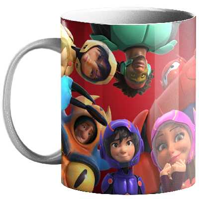 ماگ طرح 6 قهرمان کد a200